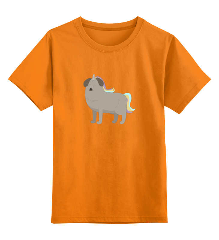 Printio Детская футболка классическая унисекс Пёс - единорог
