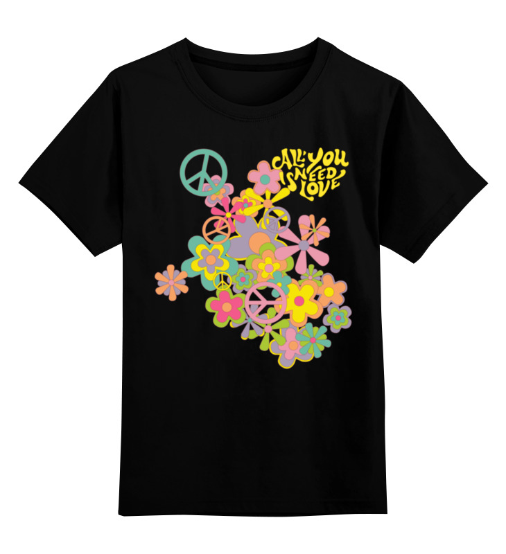 printio детская футболка классическая унисекс цветочный узор Printio Детская футболка классическая унисекс В стиле «дети цветов»