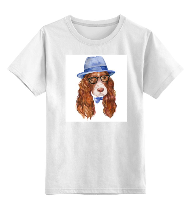 Printio Детская футболка классическая унисекс Собака хипстер printio футболка классическая собака хипстер