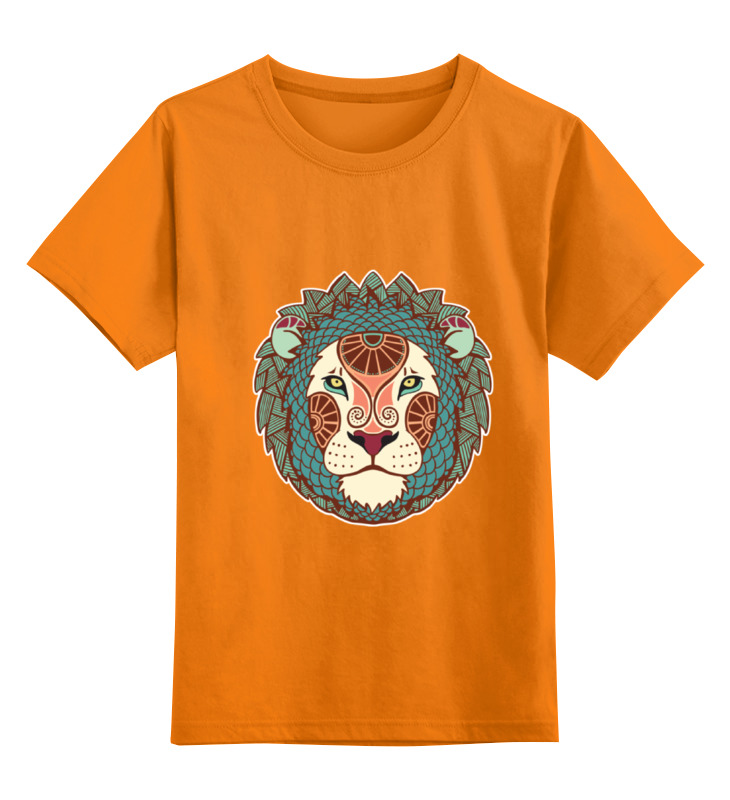 Printio Детская футболка классическая унисекс Гламурный лев