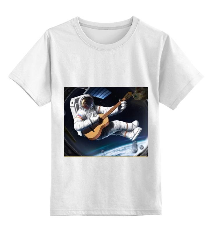 Printio Детская футболка классическая унисекс Русский космонавт мужская футболка лисичка космонавт s белый
