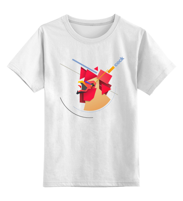 цена Printio Детская футболка классическая унисекс Suprematic cock