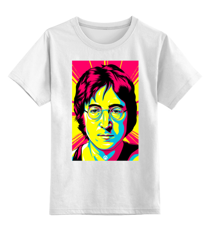 printio футболка классическая поп арт портрет Printio Детская футболка классическая унисекс Джон леннон