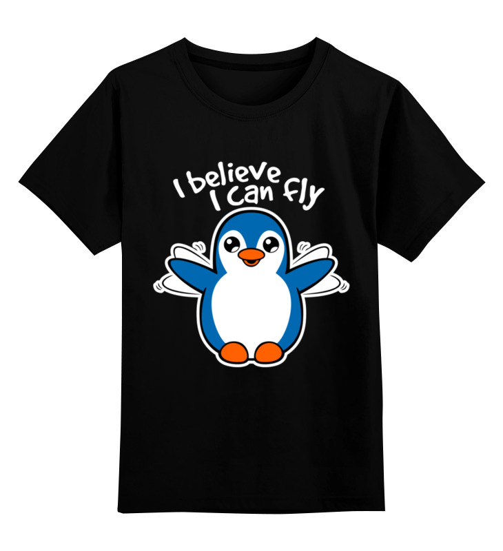 printio детская футболка классическая унисекс крутой пингвин Printio Детская футболка классическая унисекс Пингвин