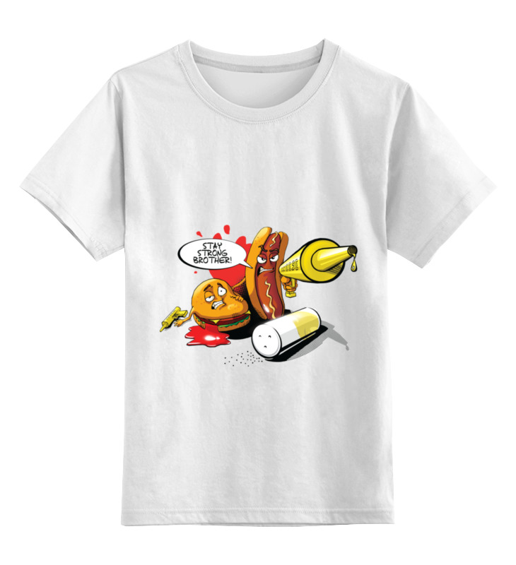 Printio Детская футболка классическая унисекс Gang food printio свитшот унисекс хлопковый gang food