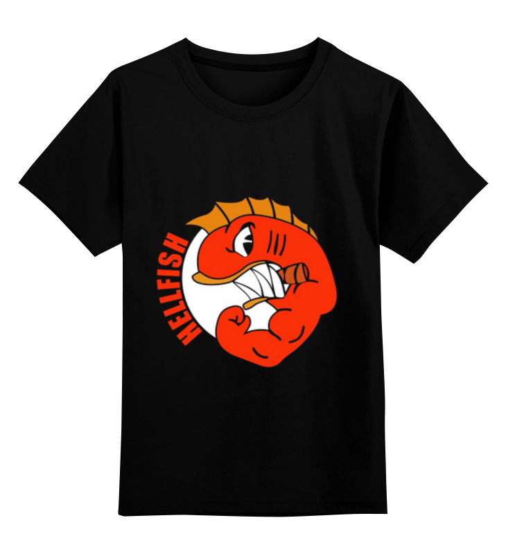Printio Детская футболка классическая унисекс Hellfish