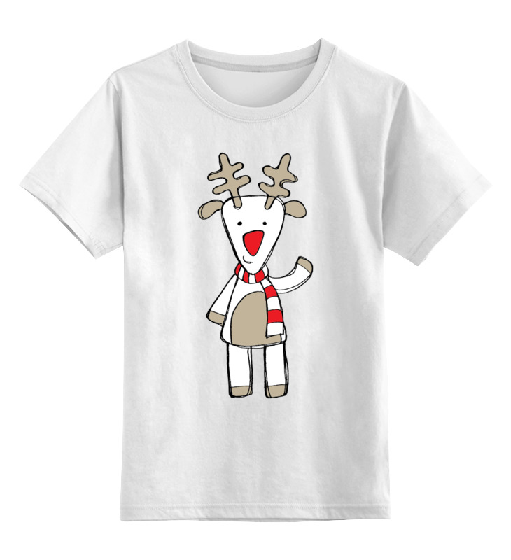 Printio Детская футболка классическая унисекс Новогодняя фуфайка