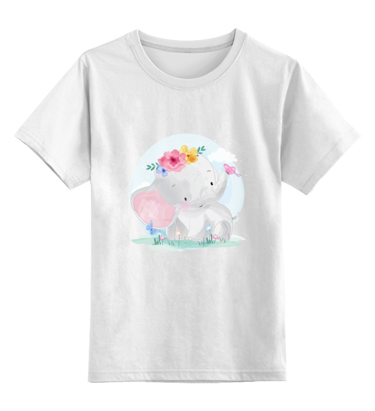 Printio Детская футболка классическая унисекс Слоненок