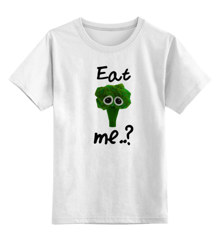 Printio Детская футболка классическая унисекс Eat me..? printio детская футболка классическая унисекс help me