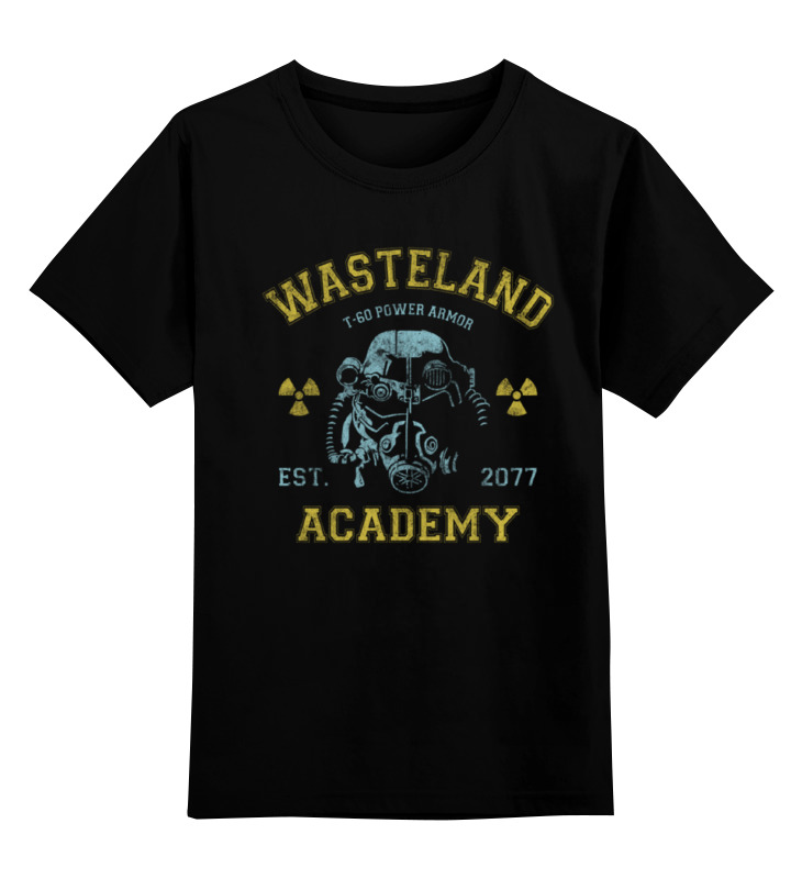 Printio Детская футболка классическая унисекс Fallout. wasteland academy printio блокнот fallout wasteland academy