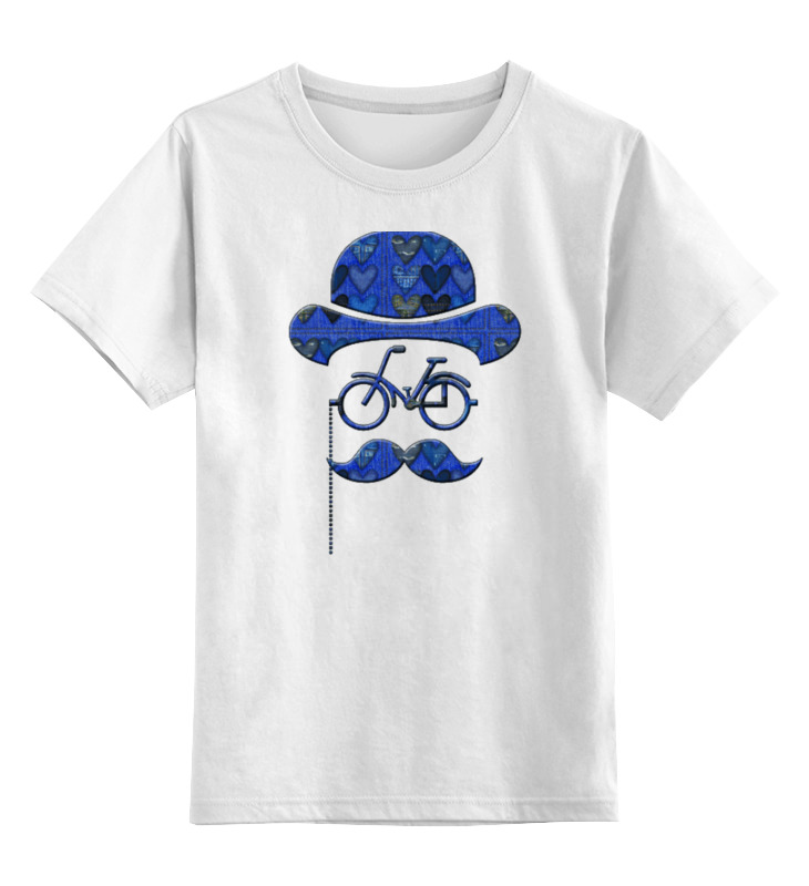 Printio Детская футболка классическая унисекс Влюбленный велосипедист