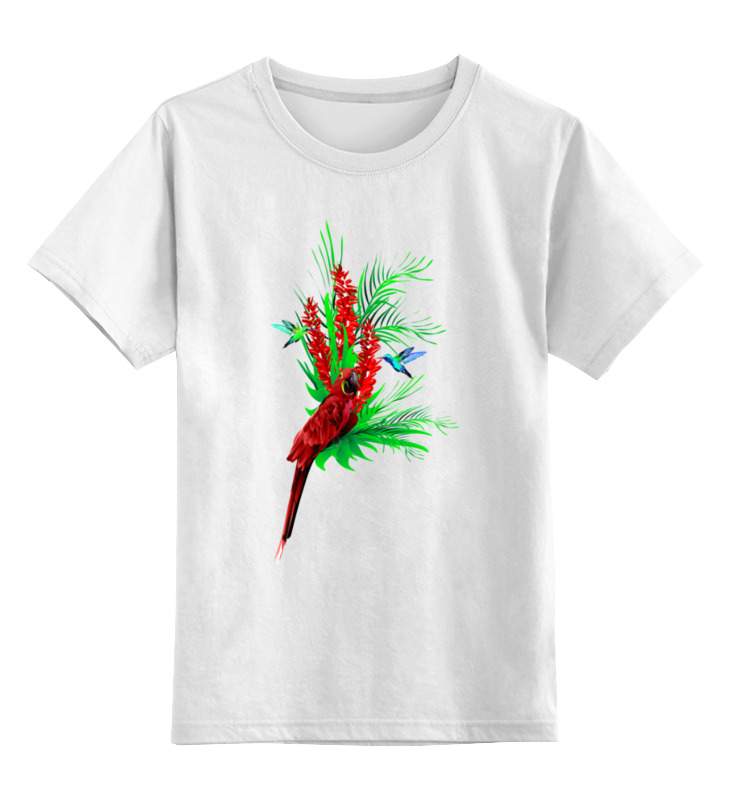 Printio Детская футболка классическая унисекс Тропические птицы от зорго арт.