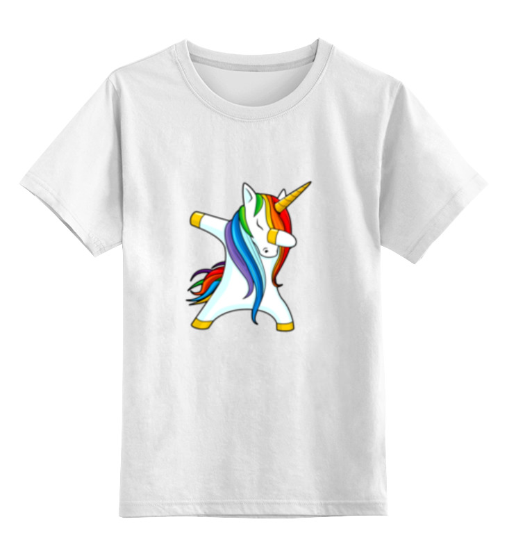 Printio Детская футболка классическая унисекс Dab unicorn