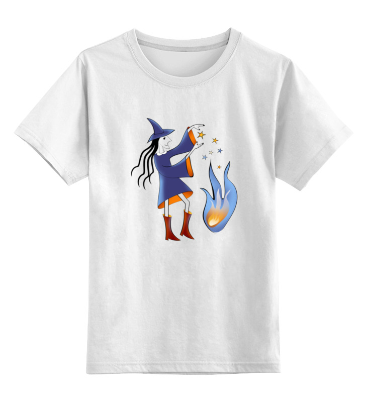 Printio Детская футболка классическая унисекс Веселая ведьма