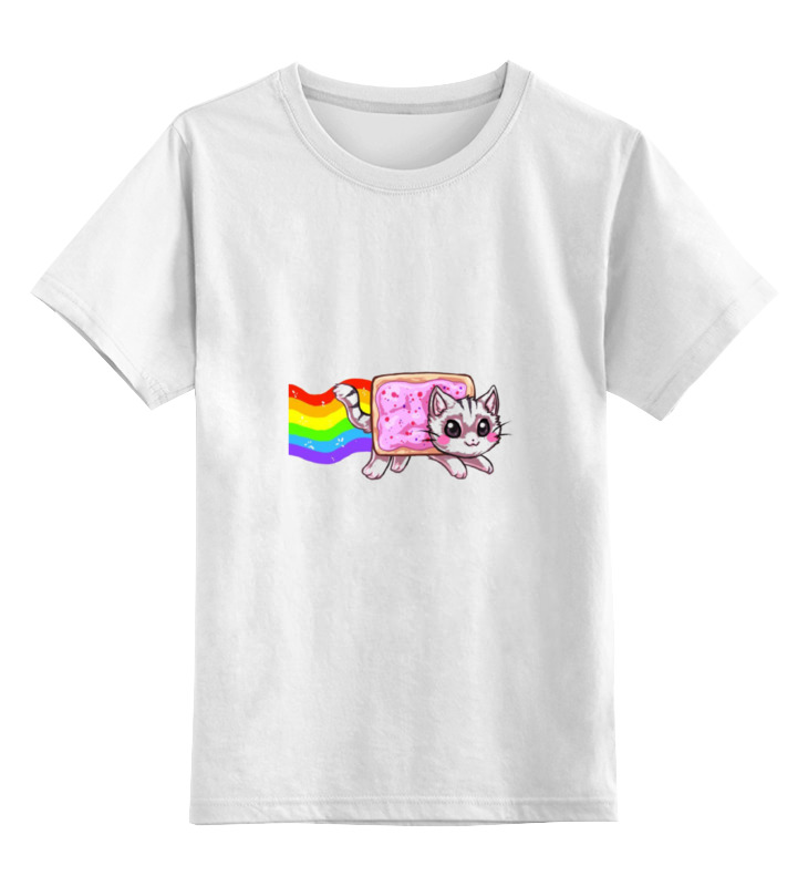 Printio Детская футболка классическая унисекс Nyan cat printio сумка nyan cat