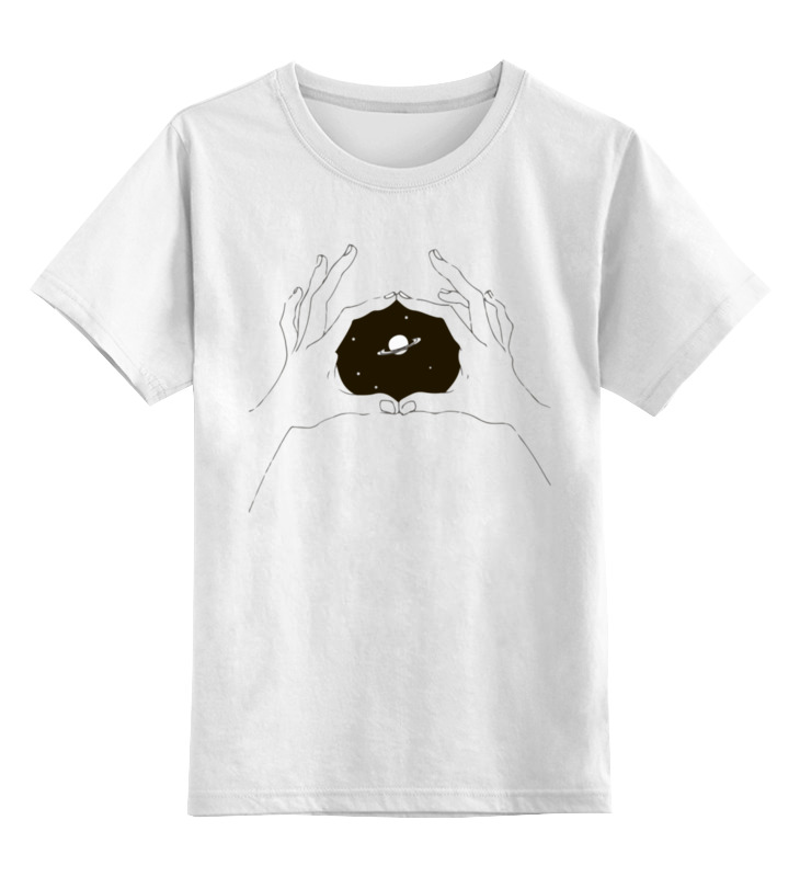 Printio Детская футболка классическая унисекс Космос в руках