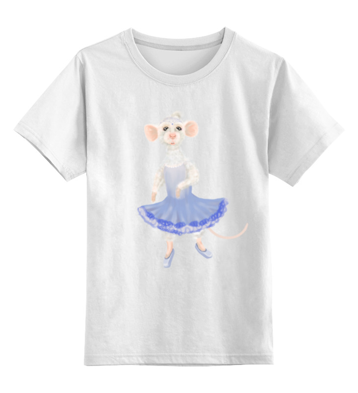 Printio Детская футболка классическая унисекс Мышка балерина