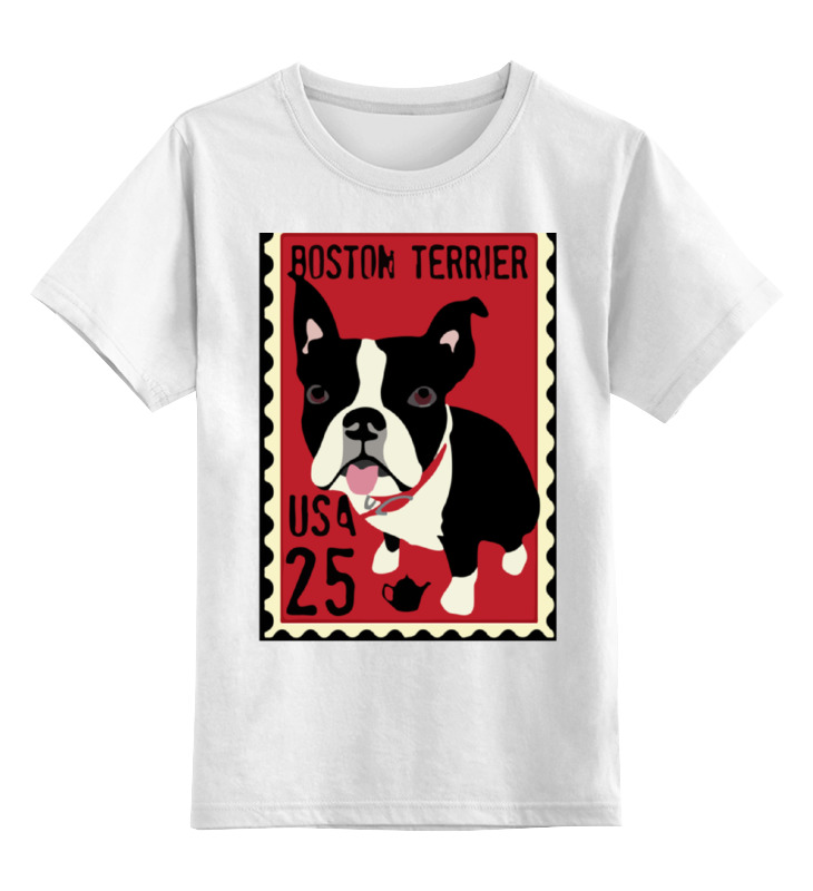 Printio Детская футболка классическая унисекс Boston terrier цена и фото