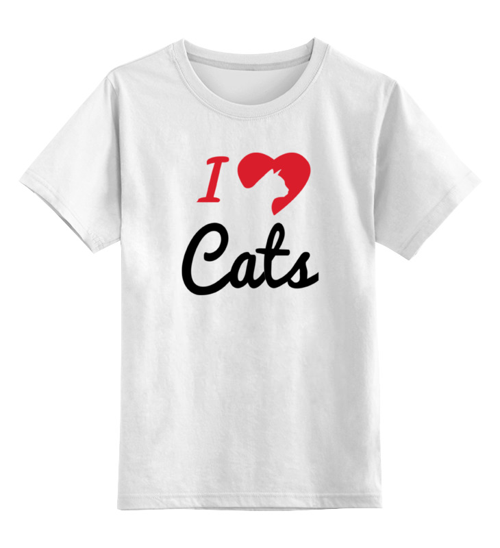Printio Детская футболка классическая унисекс Я люблю котов printio детская футболка классическая унисекс я люблю черных котов