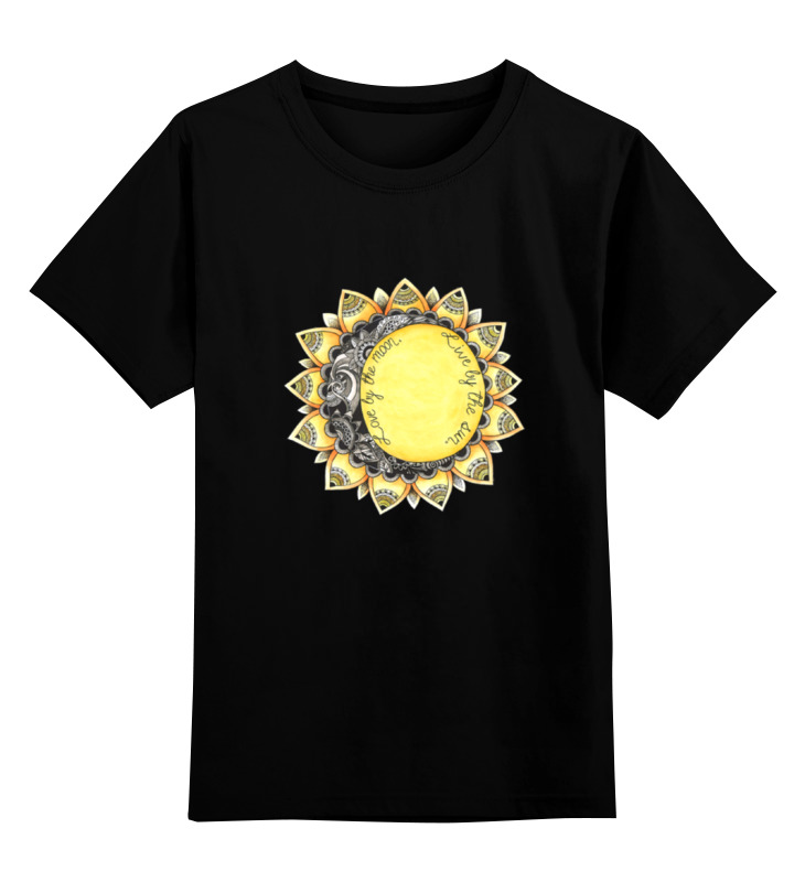 Printio Детская футболка классическая унисекс Love by the moon. live by the sun.