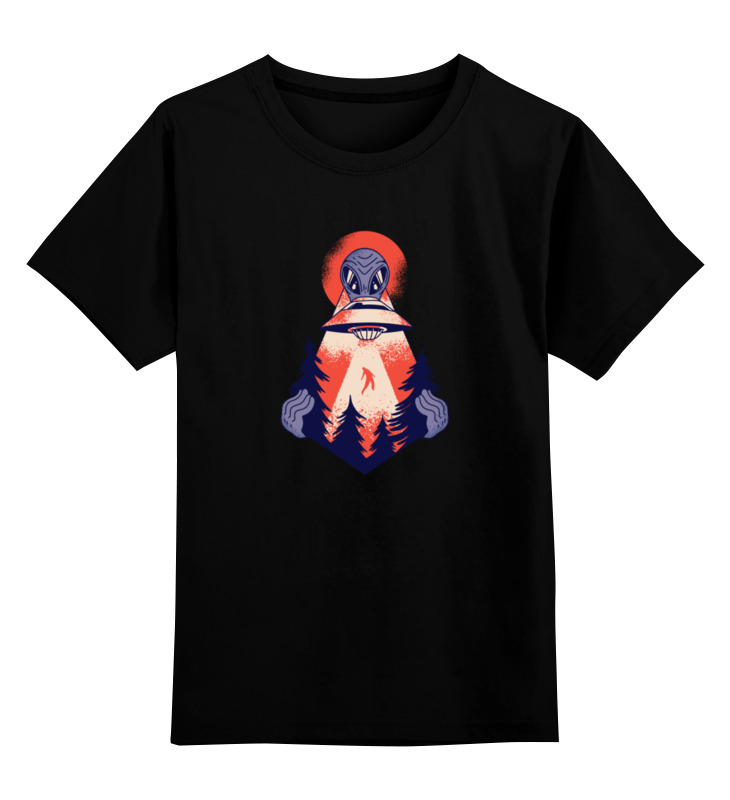 Printio Детская футболка классическая унисекс Alien abduction