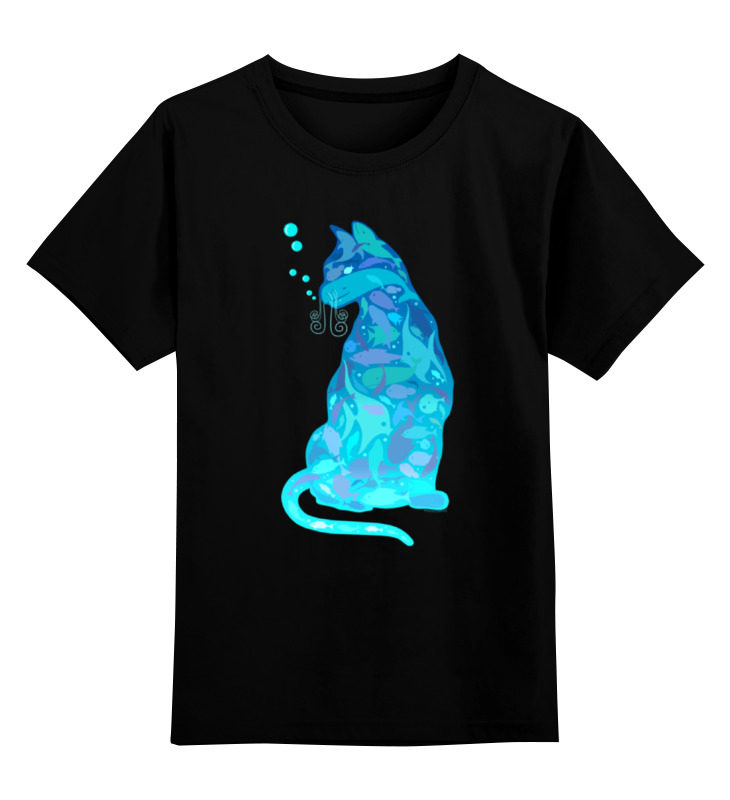 Printio Детская футболка классическая унисекс Рыбки в кошке printio детская футболка классическая унисекс рыбки в кошке