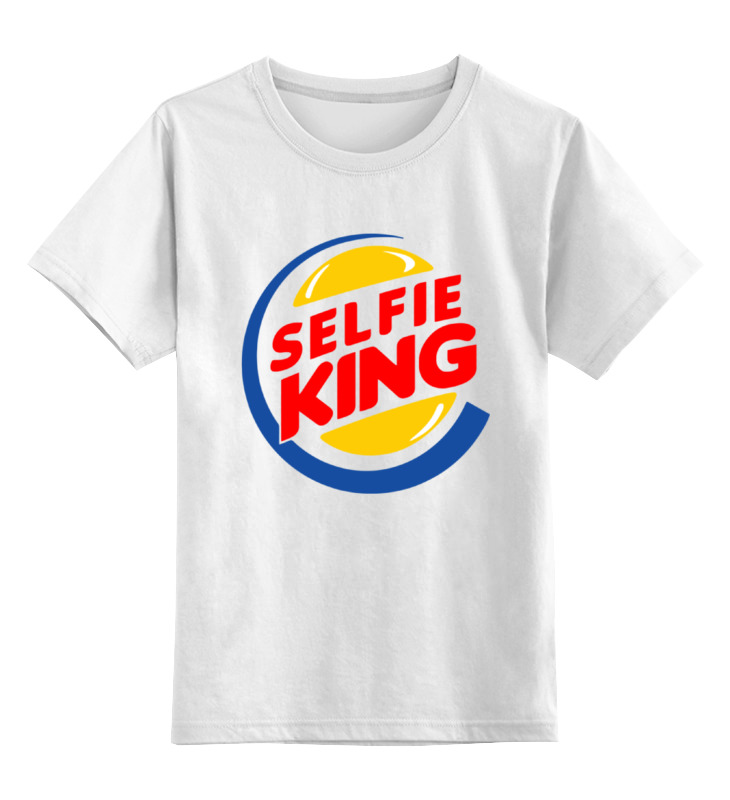 Printio Детская футболка классическая унисекс Король селфи printio детская футболка классическая унисекс король селфи