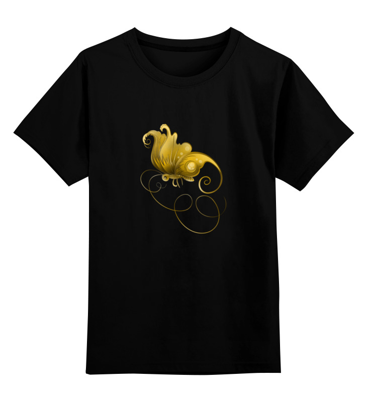 Printio Детская футболка классическая унисекс Золотая бабочка printio футболка классическая золотая бабочка