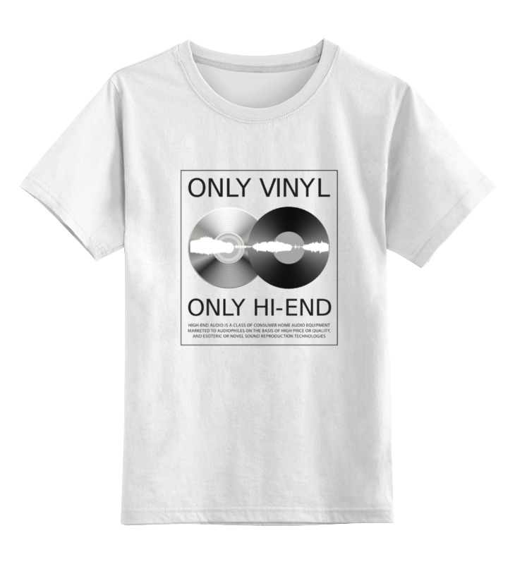 Printio Детская футболка классическая унисекс Меломан виниловые пластинки parlophone motorhead on parole 2lp
