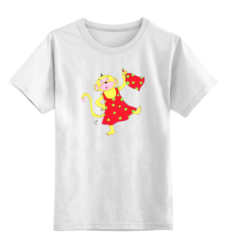 printio детская футболка классическая унисекс год обезьяны Printio Детская футболка классическая унисекс Мартышкина радость