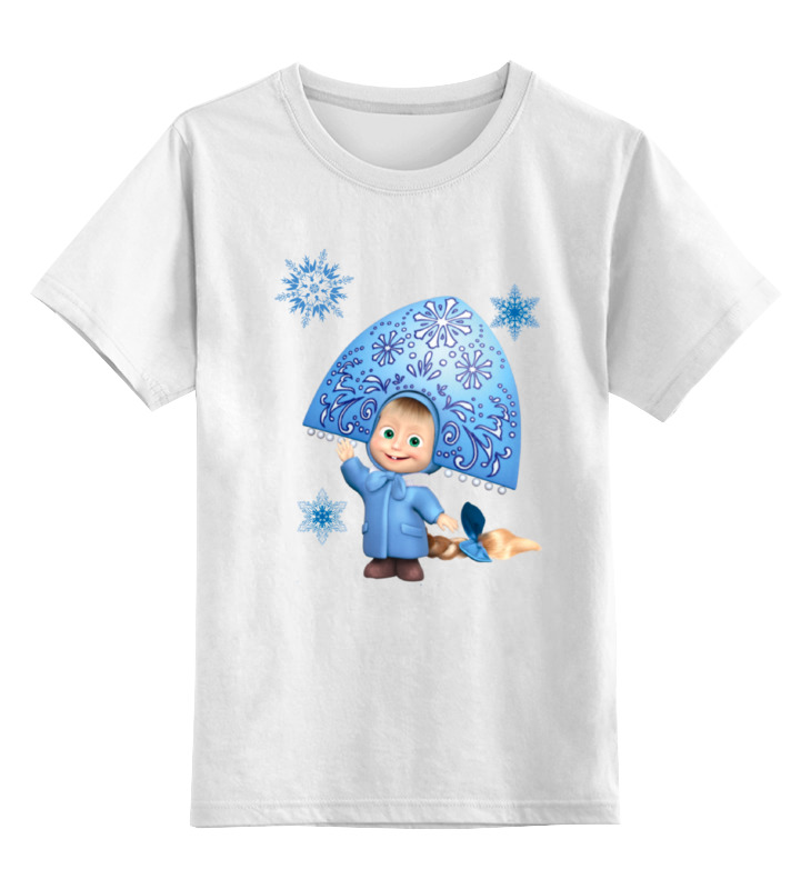 printio сумка снегурочка девочка маша из мульта смешная Printio Детская футболка классическая унисекс Снегурочка девочка маша из мульта. смешная