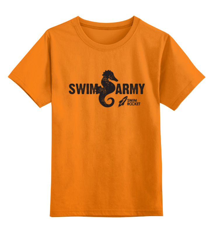 цена Printio Детская футболка классическая унисекс Swim army