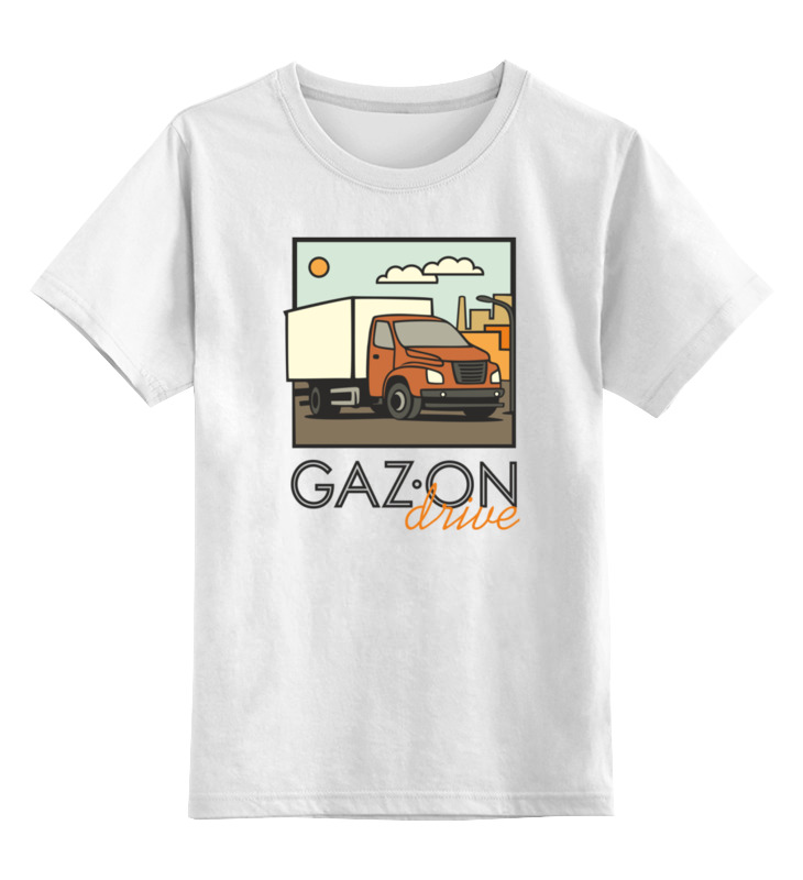 цена Printio Детская футболка классическая унисекс Gazon drive