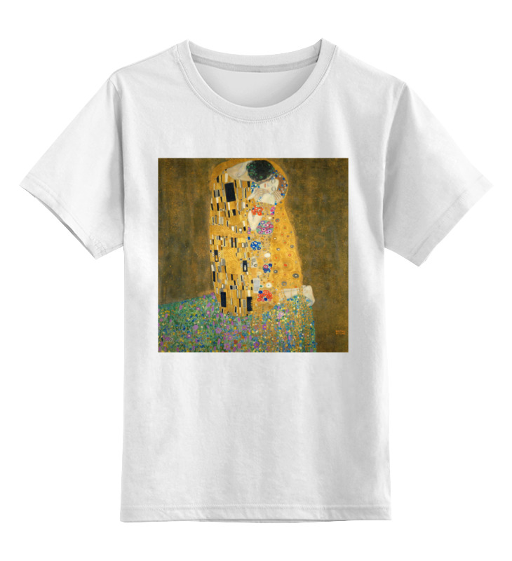 Printio Детская футболка классическая унисекс Поцелуй printio значок поцелуй картина густава климта