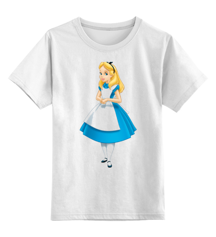 printio футболка классическая алиса в стране чудес кролик Printio Детская футболка классическая унисекс Алиса