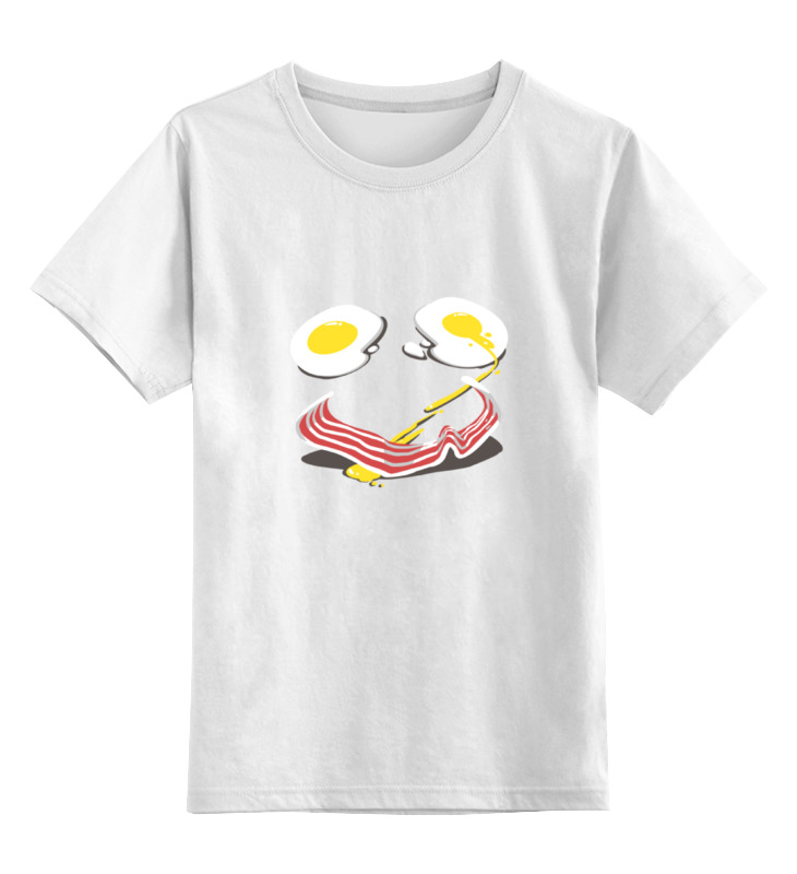 Printio Детская футболка классическая унисекс Яичница и бекон printio майка классическая яичница и бекон