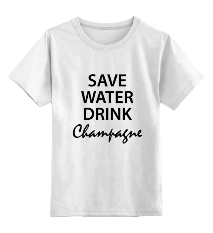 Printio Детская футболка классическая унисекс Save water printio футболка классическая save water