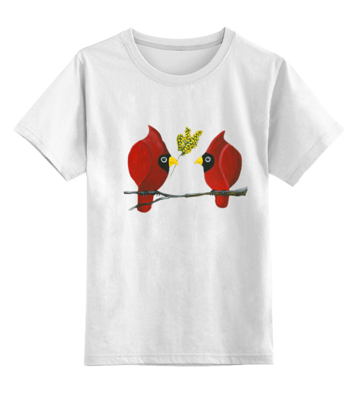 Printio Детская футболка классическая унисекс Свидание на ветке