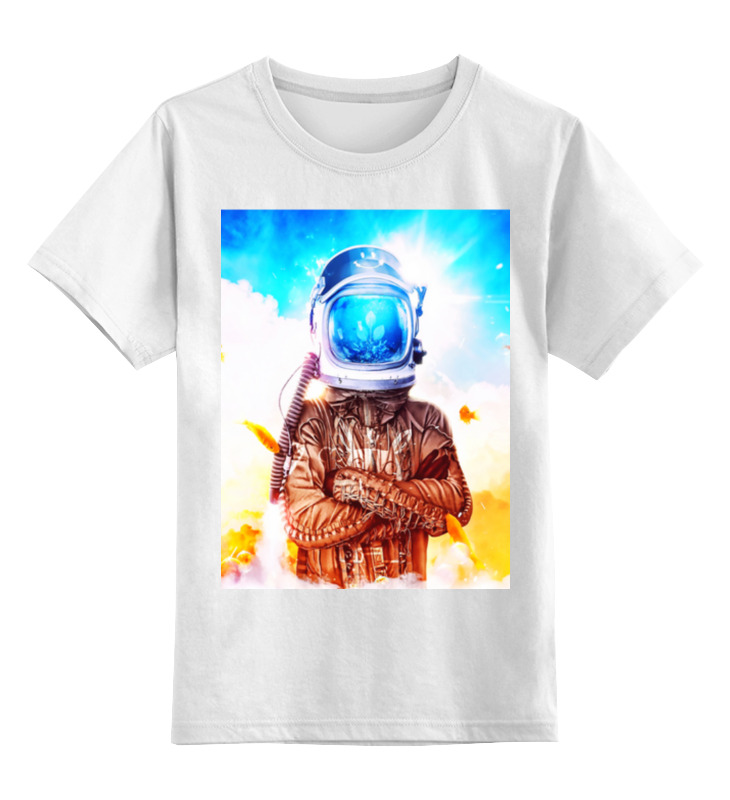 Printio Детская футболка классическая унисекс Космонавт printio детская футболка классическая унисекс котёнок космонавт