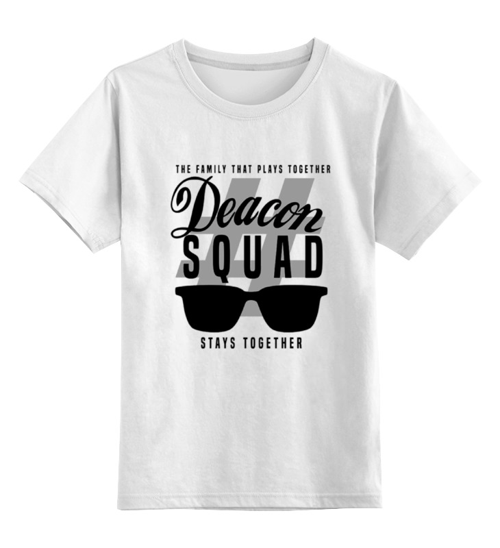 Printio Детская футболка классическая унисекс Deacon squad printio майка классическая deacon squad