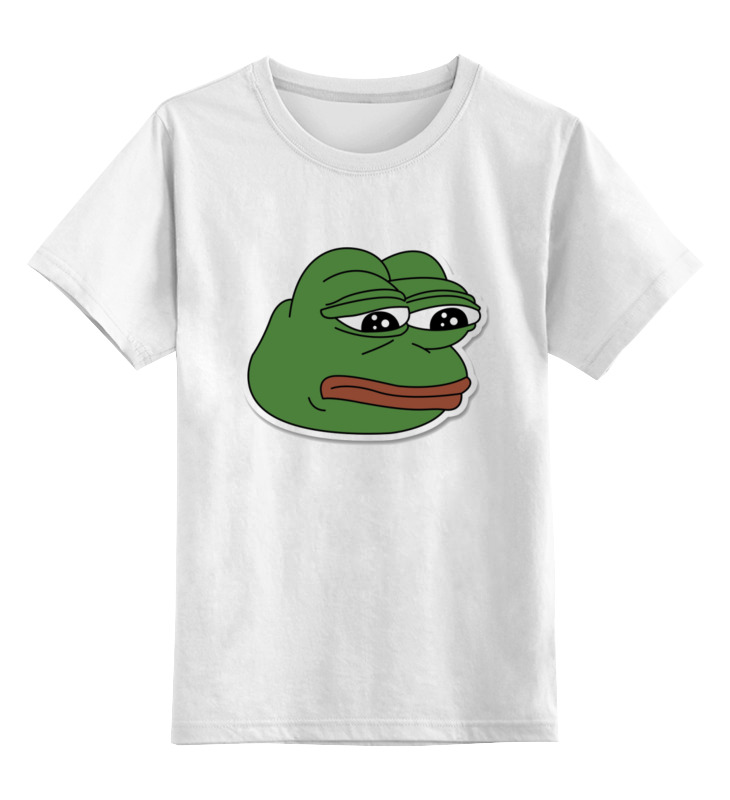 Printio Детская футболка классическая унисекс Лягушонок пепе мужская футболка лягушка пепе pepe the frog s белый