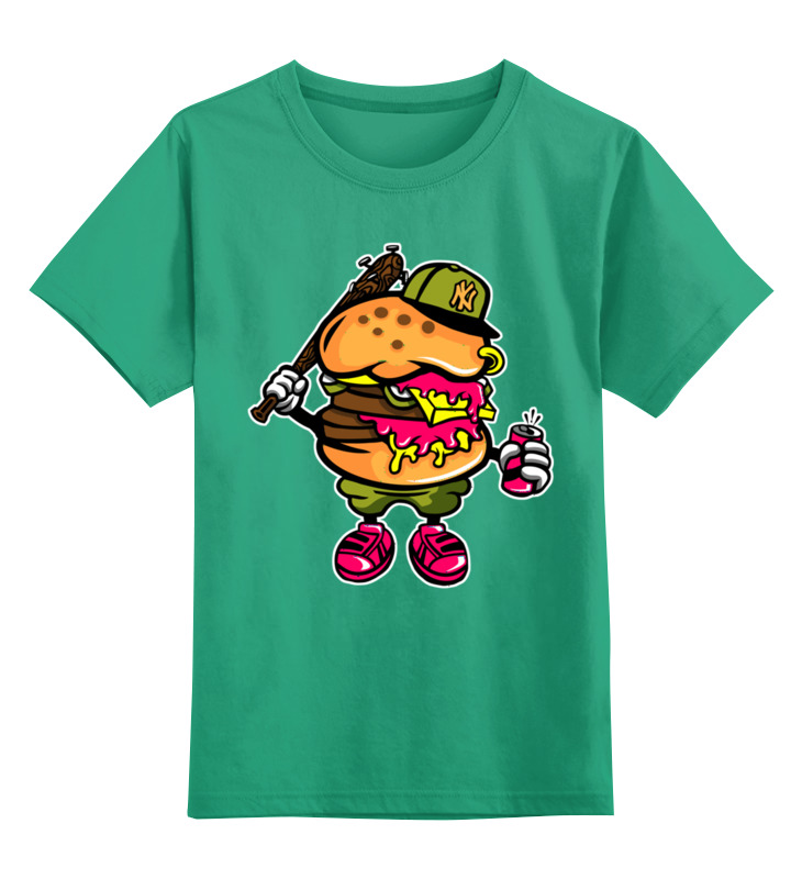 цена Printio Детская футболка классическая унисекс Гамбургер