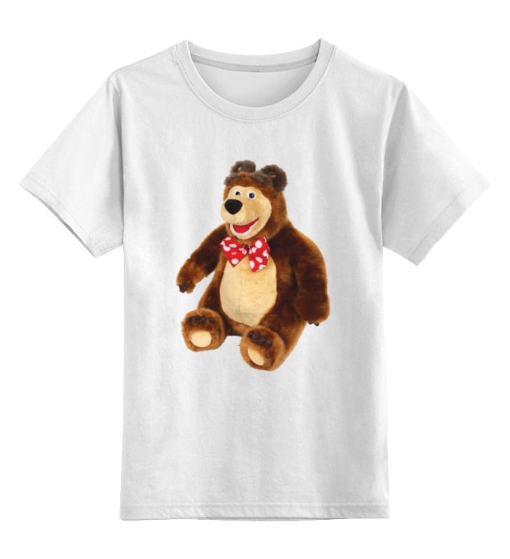 Printio Детская футболка классическая унисекс Медведь.мягкая игрушка. любимый мульт. printio сумка медведь мягкая игрушка любимый мульт