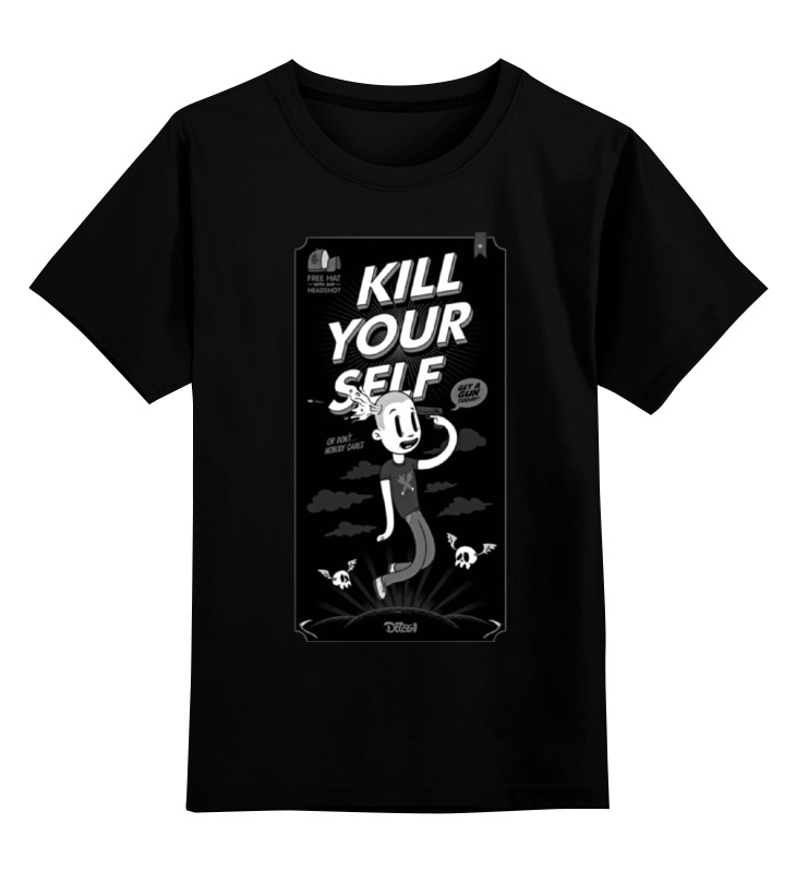 Printio Детская футболка классическая унисекс Kill your self printio футболка классическая kill your self