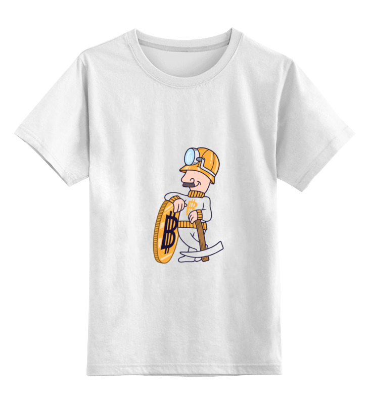 Printio Детская футболка классическая унисекс Bitcoin miner