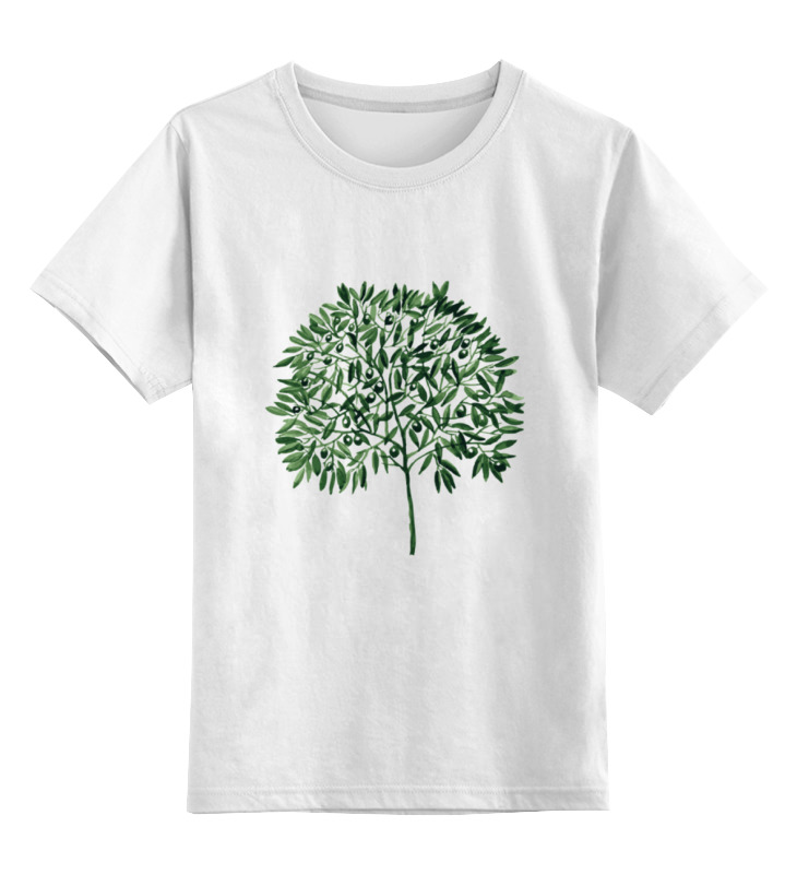 цена Printio Детская футболка классическая унисекс Оливковое дерево