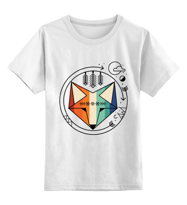 Printio Детская футболка классическая унисекс Геометрический лис