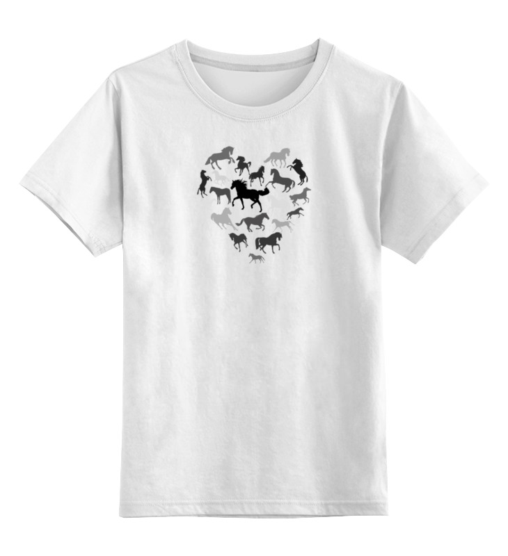 Printio Детская футболка классическая унисекс Серде и лошади