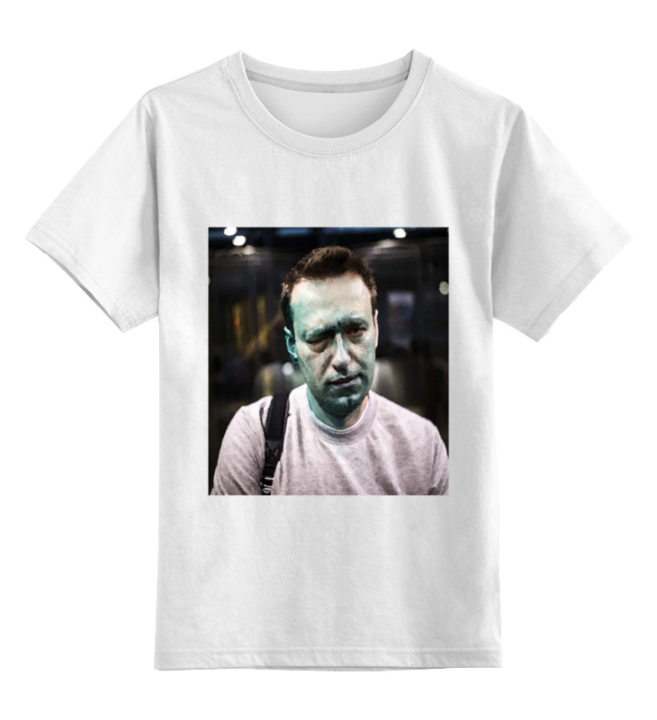 Printio Детская футболка классическая унисекс Навальный printio детская футболка классическая унисекс навальный лицо правды