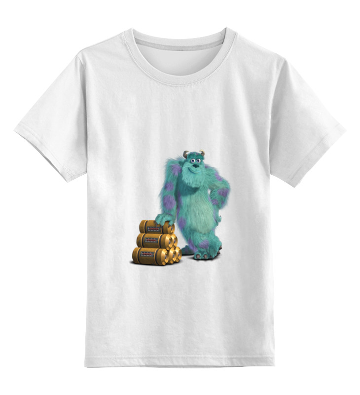 Printio Детская футболка классическая унисекс Джеймс пи салливан (салли) джеймс пи салливан салли 1223016 2xs белый